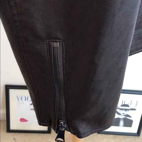 Marc New York Faux Leather Bomber - Picture 4 of 4